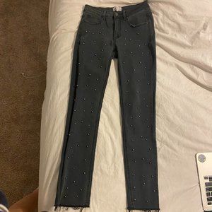 by the way. Metallic Pearl Jeans (Size 26)